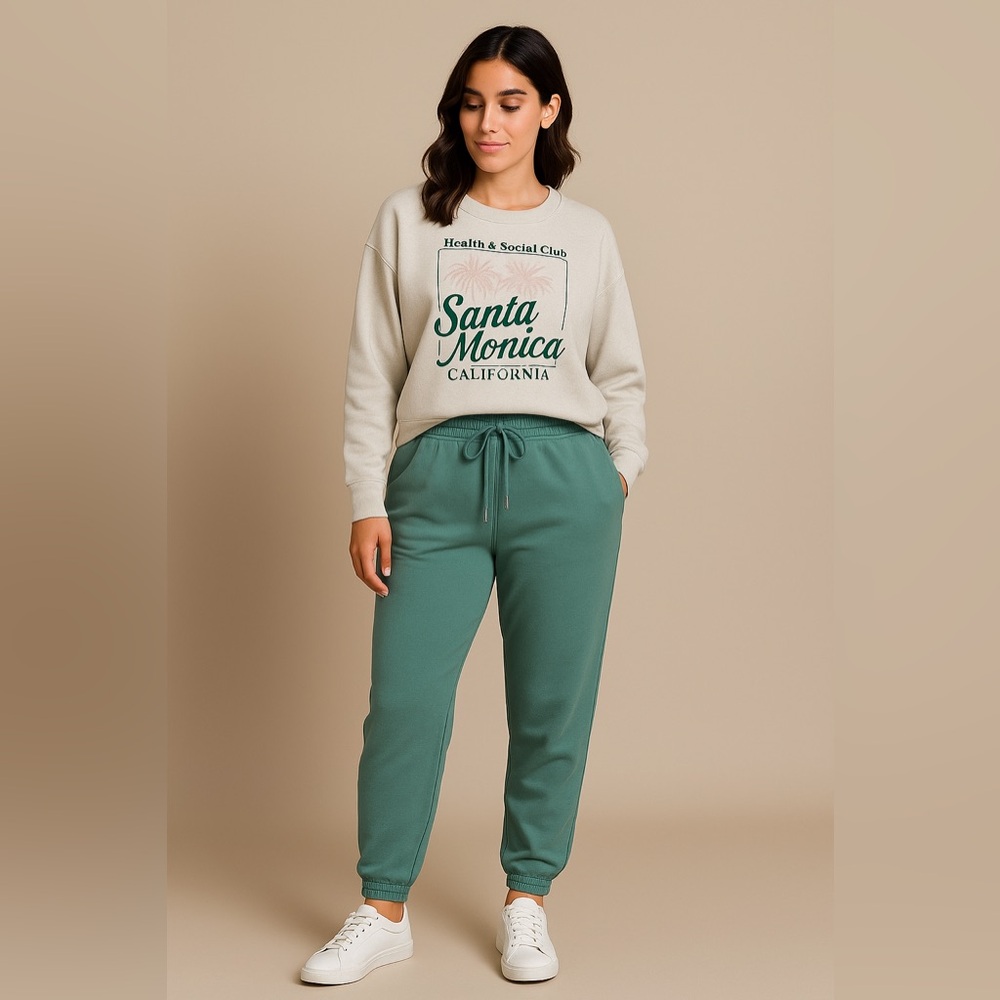 Abercrombie & Fitch Santa Monica Graphic Sweatshirt Soft A&F Collection – Size L - Picture 17 of 17